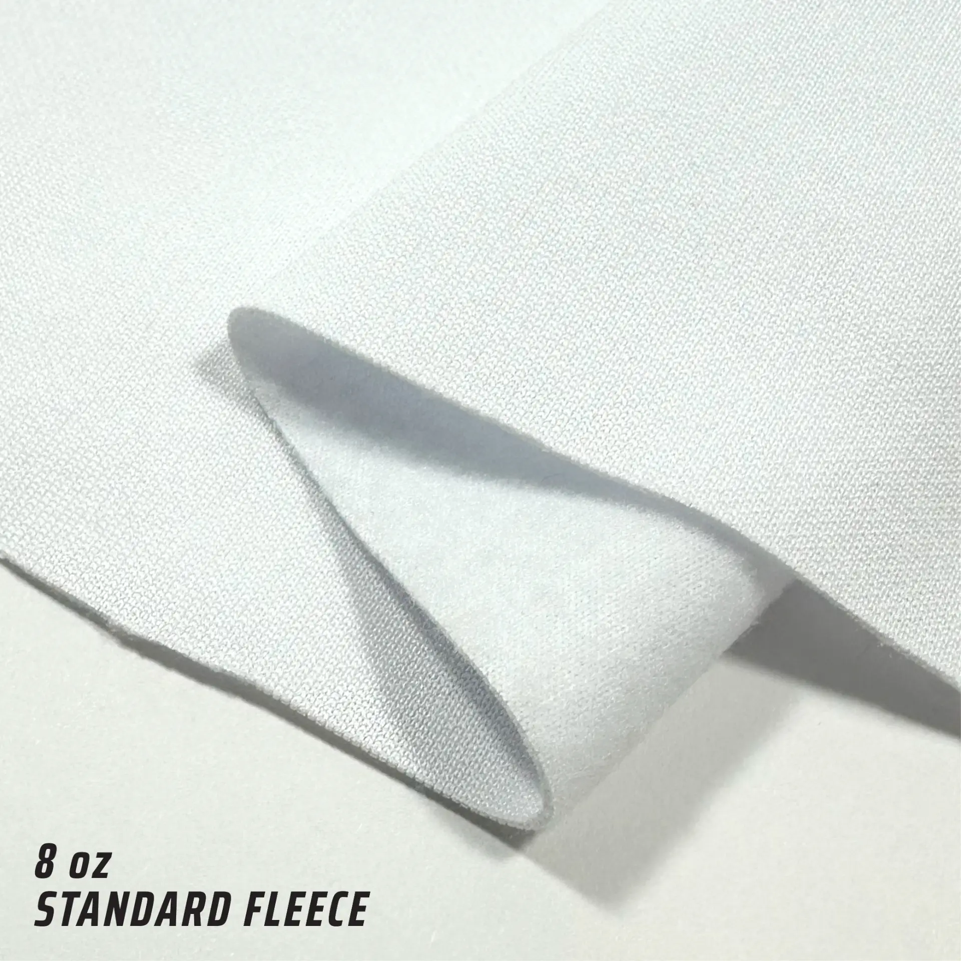 18oz Standard Fleece fabric texture and appearance